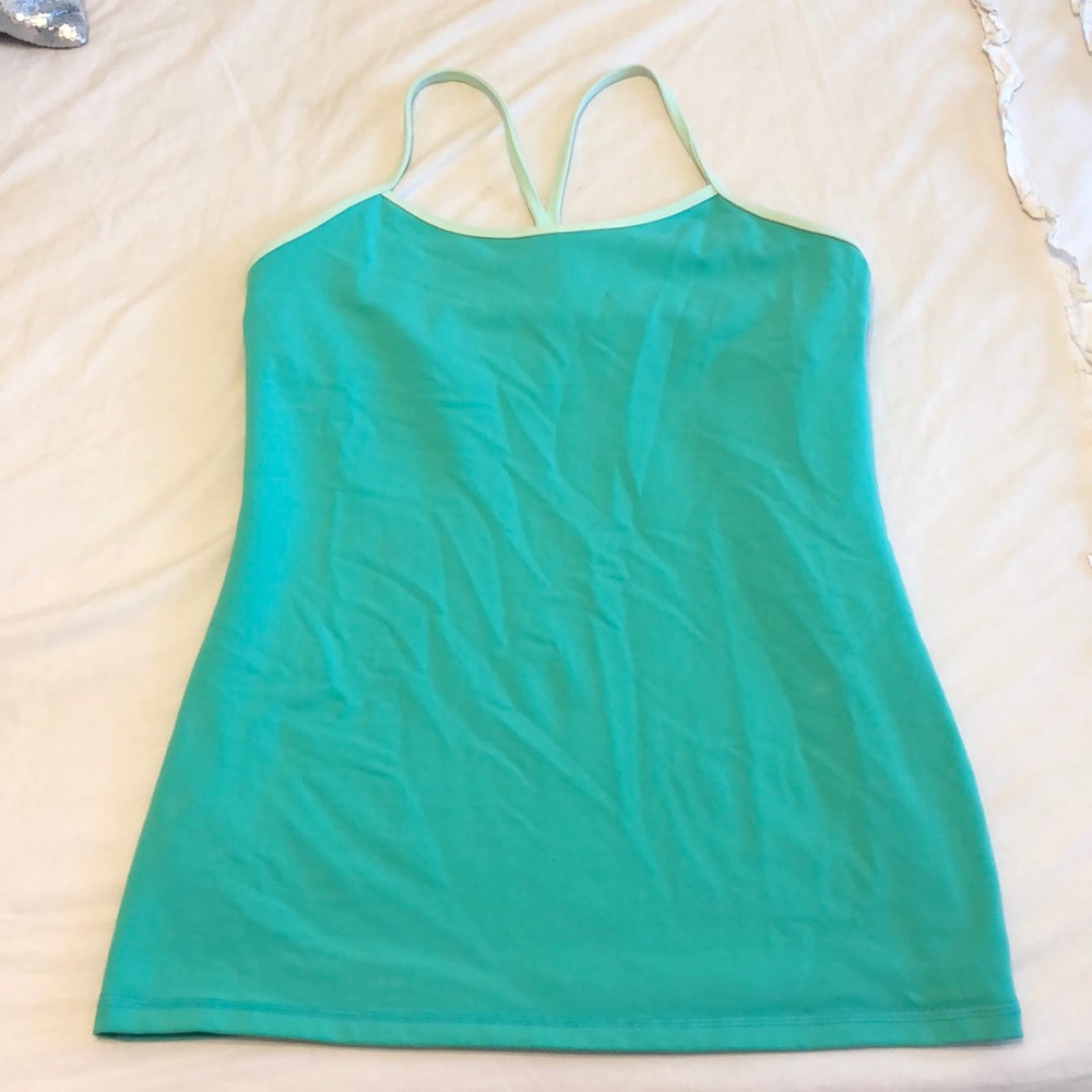 Green lulu lemon tank!